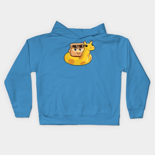 Summer Time Pancake Kids Hoodie by ASquarePancake